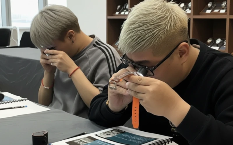 实操培训课程，亲手评估与鉴定真实奢华腕表，掌握专业鉴定技巧